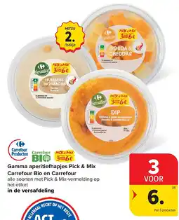 Carrefour Gamma aperitie apjes Pick & Mix Carrefour Bio en Carrefour aanbieding