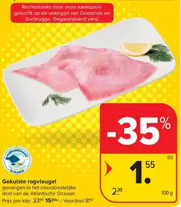 Carrefour Gekuiste rogvleugel aanbieding