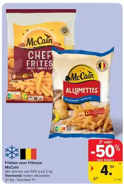 Carrefour Frieten voor friteuse McCain aanbieding