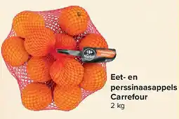 Carrefour Eet- en perssinaasappels Carrefour aanbieding