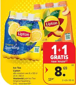 Carrefour Ice Tea Lipton aanbieding
