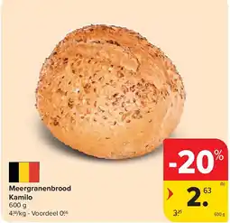 Carrefour Meergranenbrood Kamilo aanbieding
