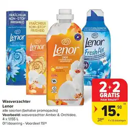 Carrefour Wasverzachter Lenor aanbieding
