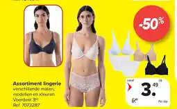 Carrefour Assortiment lingerie aanbieding