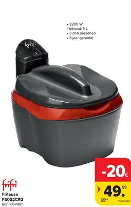 Carrefour Friteuse F3032CR2 aanbieding