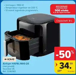 Carrefour Airfryer HAF8L1900-25 aanbieding