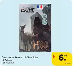 Carrefour Guesstures Refresh of Chronicles of Crimes aanbieding