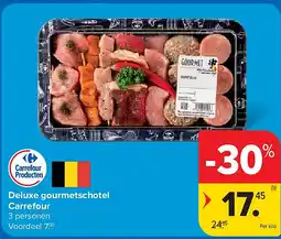 Carrefour Deluxe gourmetschotel Carrefour aanbieding