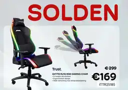 CompuDeals Trust GXT719 Ruya rgb gaming chair aanbieding