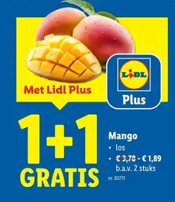Lidl Mango aanbieding