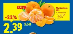 Lidl Mandarijnen XXL aanbieding