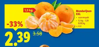 Lidl Mandarijnen XXL aanbieding