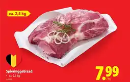 Lidl Spieringgebraad aanbieding