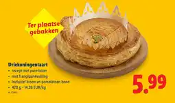 Lidl Driekoningentaart aanbieding