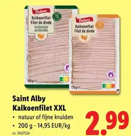 Lidl Saint Alby Kalkoenfilet XXL aanbieding