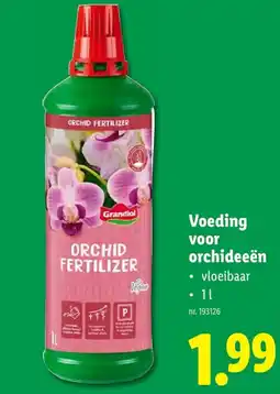 Lidl Voeding voor orchideeën aanbieding