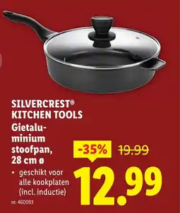 Lidl ITCHEN TOOLS Gietaluminium stoofpan, 28 cm ø aanbieding