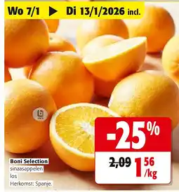 Colruyt Boni Selection sinaasappelen aanbieding
