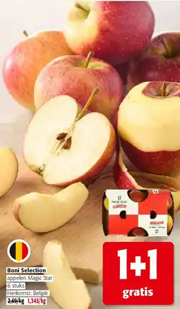 Colruyt Boni Selection appelen Magic Star 6 stuks aanbieding