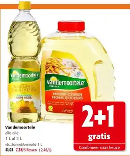 Colruyt Vandemoortele Zonnebloemolie 1 L aanbieding