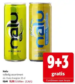 Colruyt Nalu Fruity Energizer 25 c aanbieding