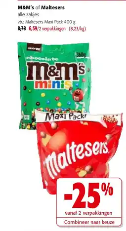 Colruyt Maltesers Maxi Pack 400 g aanbieding