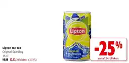 Colruyt Lipton Ice Tea Original Sparkling 15 cl aanbieding
