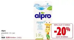 Colruyt Alpro groeidrink 1-3+ jaar 1 L aanbieding