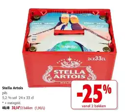 Colruyt Stella Artois pils aanbieding