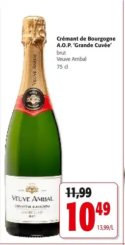 Colruyt Crémant de Bourgogne A.O.P. ‘Grande Cuvée’ aanbieding