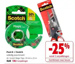 Colruyt Post-it of Scotch aanbieding