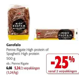Colruyt Garofalo Penne Rigate High protein aanbieding