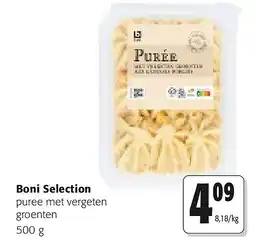 Colruyt Boni Selection puree met vergeten groenten 500 g aanbieding