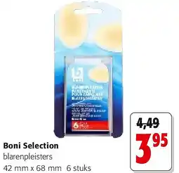 Colruyt Boni Selection blarenpleisters 42 mm x 68 mm 6 stuks aanbieding