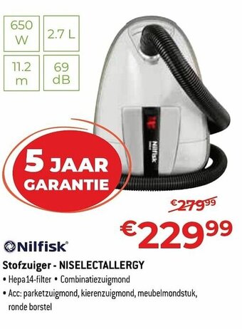 Nilfisk Stofzuiger - NISELECTALLERGY
