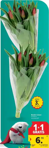 Carrefour Boeket tulpen aanbieding