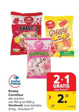 Carrefour Snoep Carrefour aanbieding