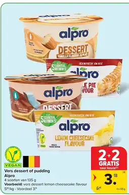 Carrefour Vers dessert of pudding Alpro aanbieding