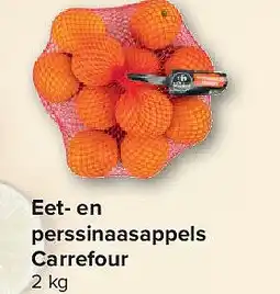 Carrefour Eet- en perssinaasappels Carrefour aanbieding