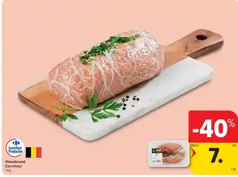 Carrefour Vleesbrood Carrefour aanbieding