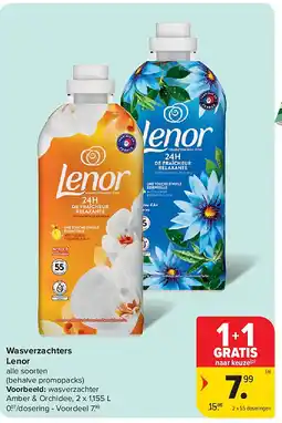 Carrefour Wasverzachters Lenor aanbieding