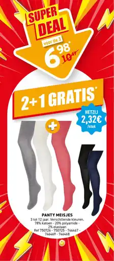 Trafic Panty meisjes aanbieding
