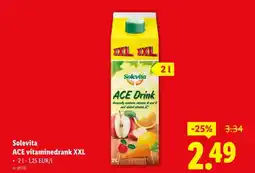 Lidl Solevit ACE vitaminedrank XXL a aanbieding