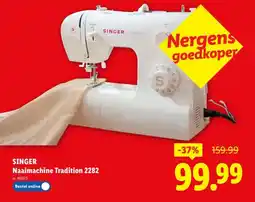 Lidl Singer Naaimachine Tradition 2282 aanbieding