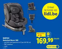Lidl Babygo autostoel nova+ 360 aanbieding