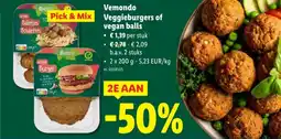 Lidl Vemondo veggieburgers of vegan balls aanbieding