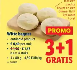 Lidl Witte bagnat aanbieding