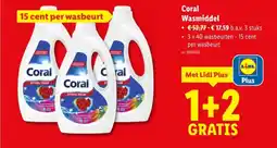 Lidl Coral Wasmiddel aanbieding