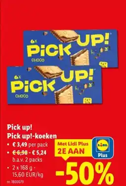 Lidl Pick up! pick up!-koeken aanbieding