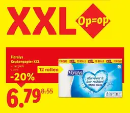 Lidl Floralys Keukenpapier XXL aanbieding